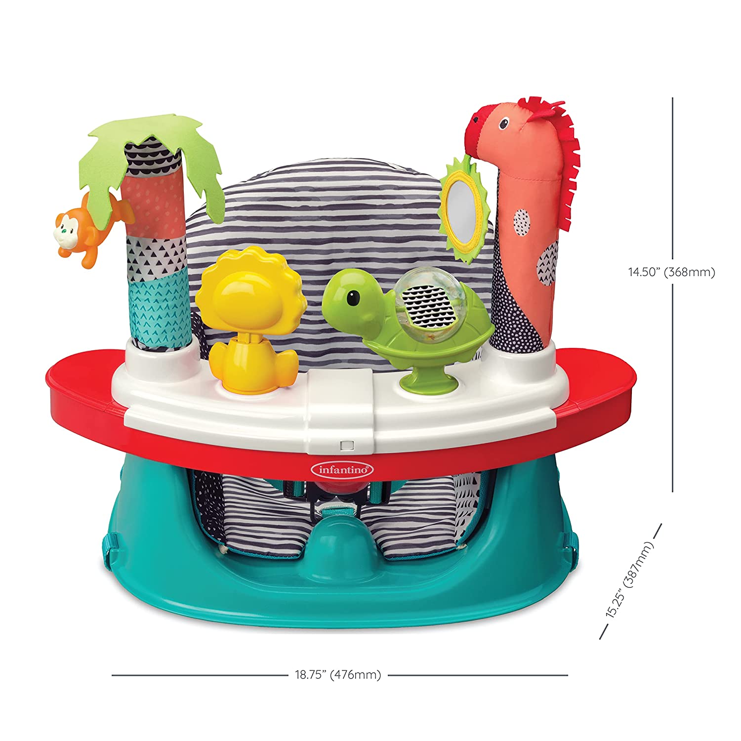3-in-1 Lightweight Discovery Seat and Booster, Multicolor L27773