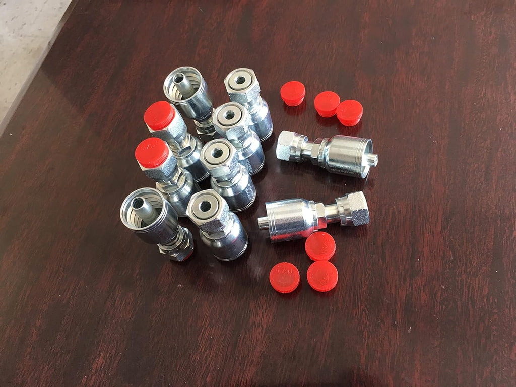 10 PACK Female Flat Face Seal 1/2inch Hose 1/2 threads Y4896