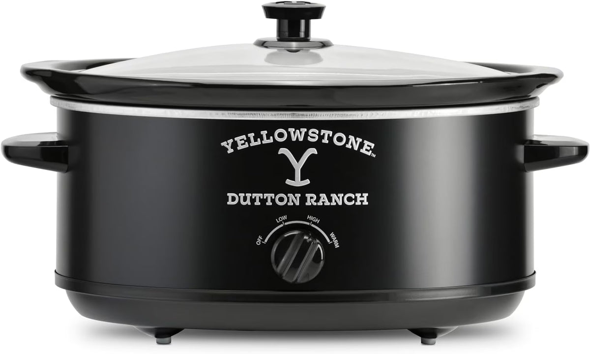 Matte Black 7qt Slow Cooker with Manual Heat Control G3536