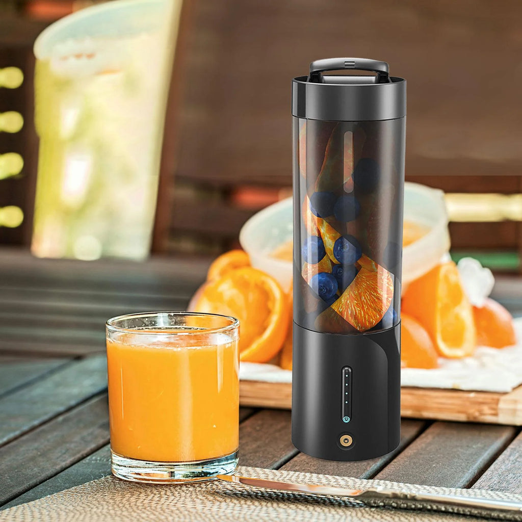 Black Portable Handheld Electric Juicer Blender U647