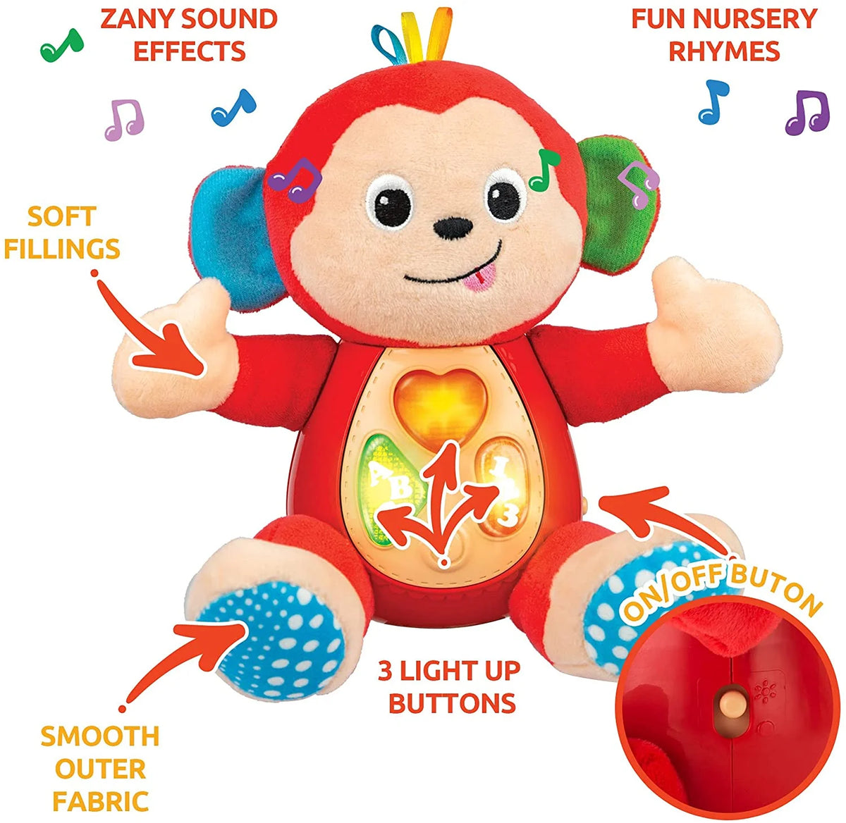 Stuffed Monkey Plush Toy A161