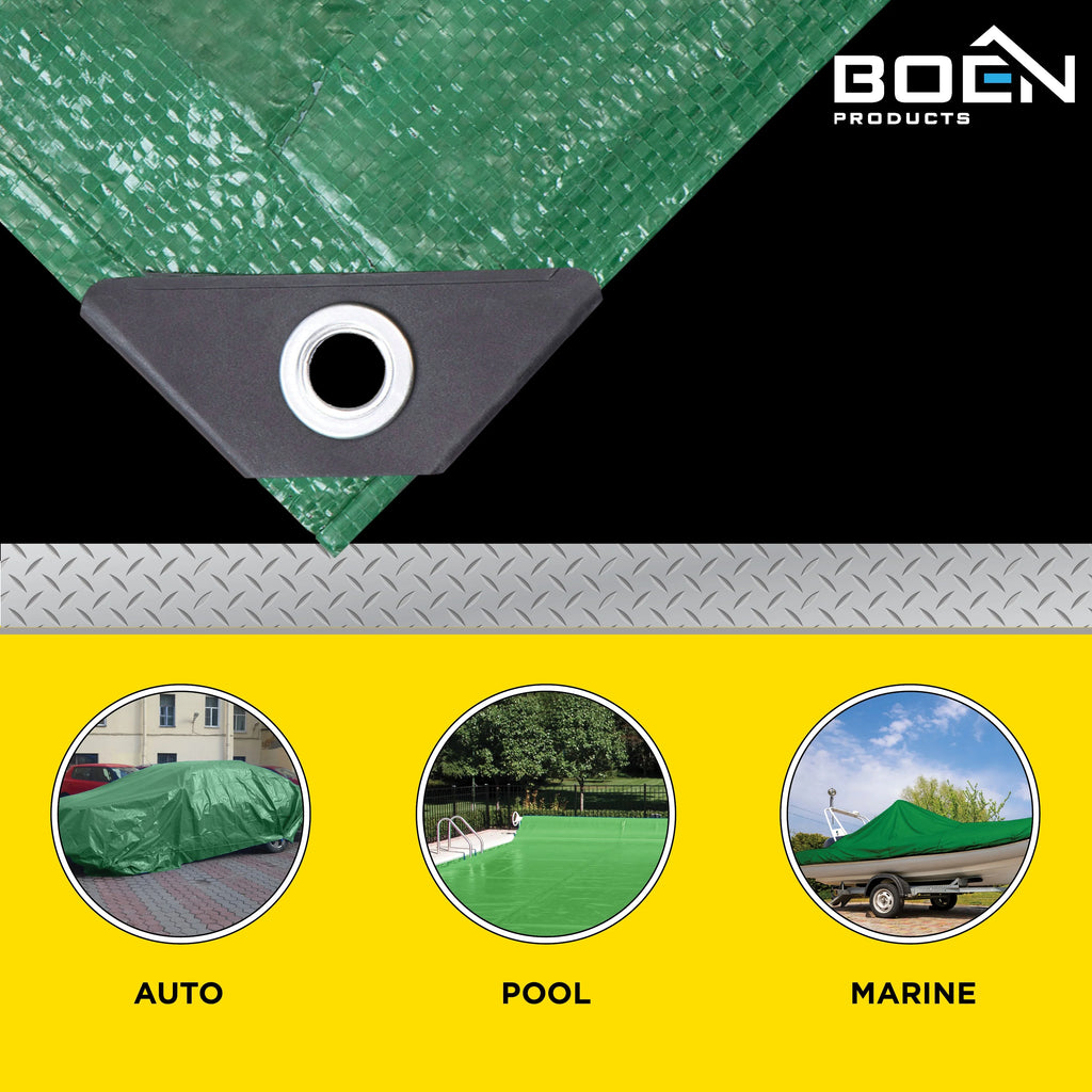 9 x 12 Green Tarp E9785