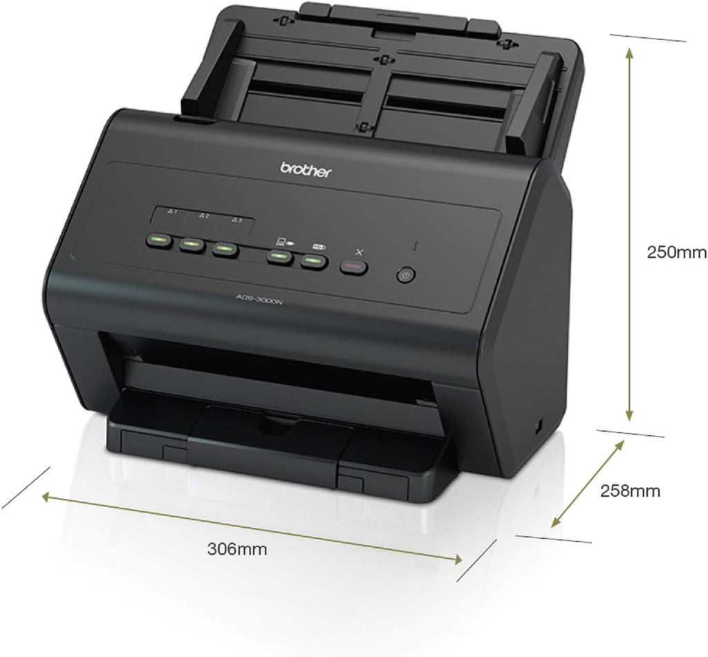 Black Network Document Scanner L15779