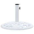 White 26.5 lbs Cast Iron Umbrella Base V2470