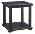 Black Square End Table O98050