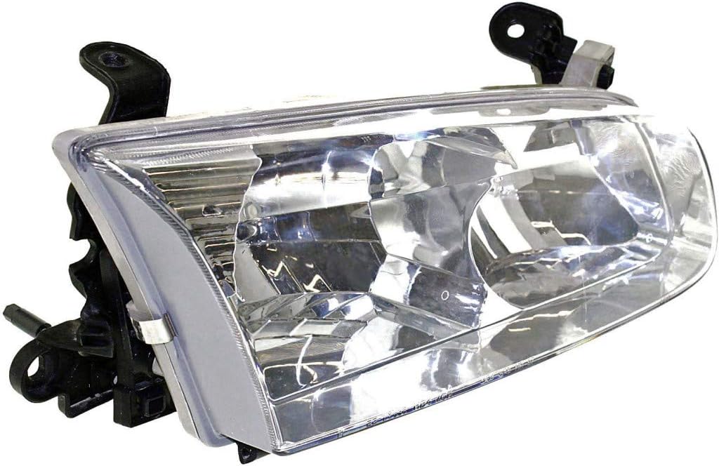 Passenger Side Halogen Headlight for Toyota Camry 2000 2001, Pack of 2 D583144