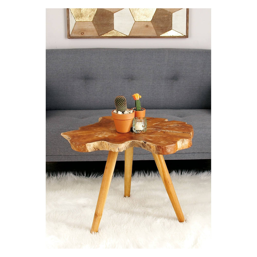 Teak Wood Accent Table Q970504