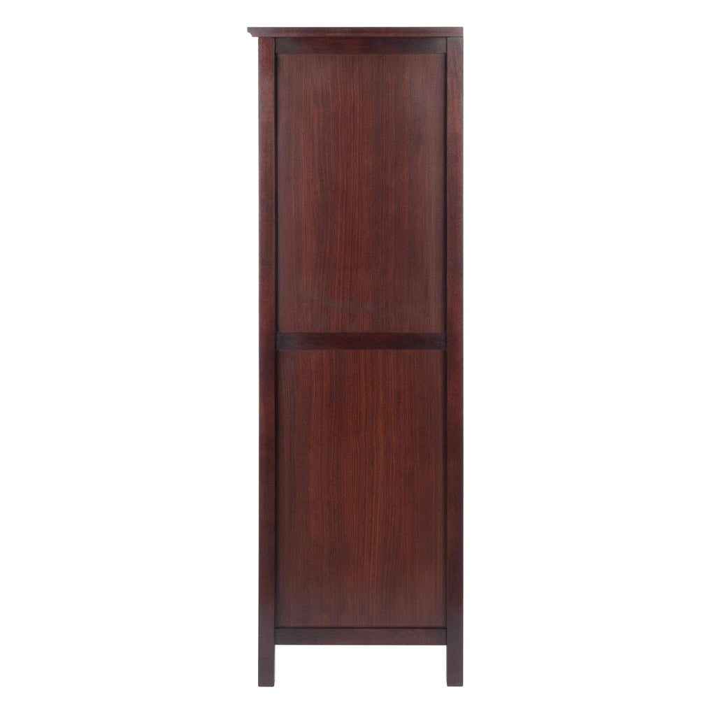 Walnut Brown 4-Section Cabinet T115
