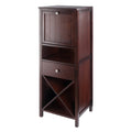 Walnut Brown 4-Section Cabinet T115