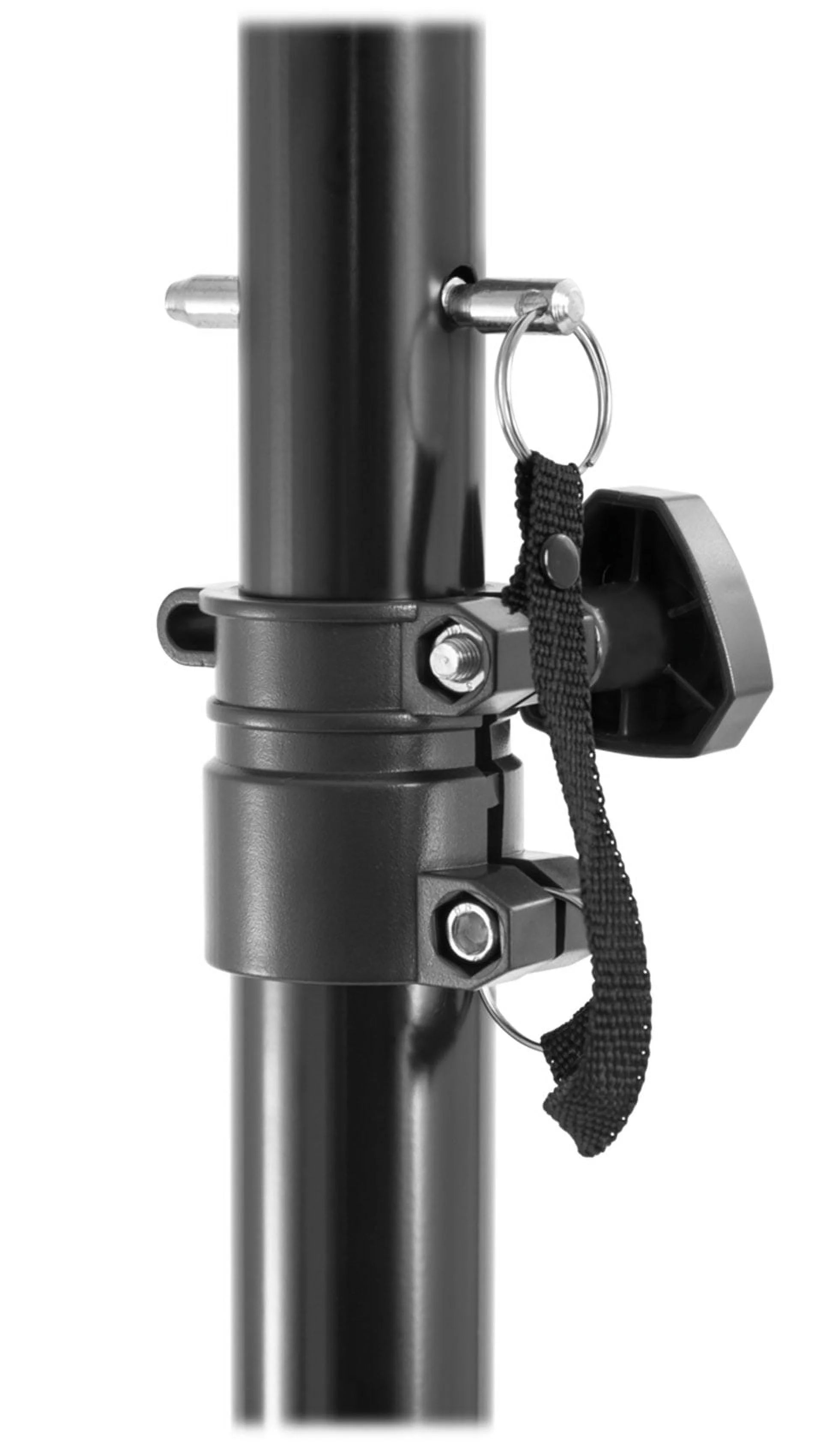 Black Heavy Duty Tripod Pole-Mount Stand with Lighting Cross Bar Q426