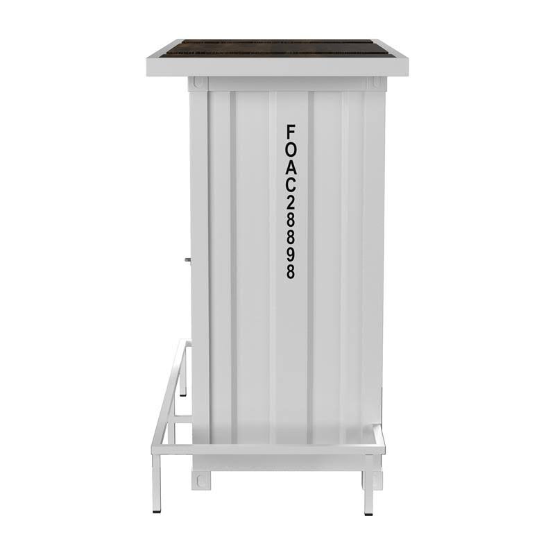 White Metal Bar Table Q1612