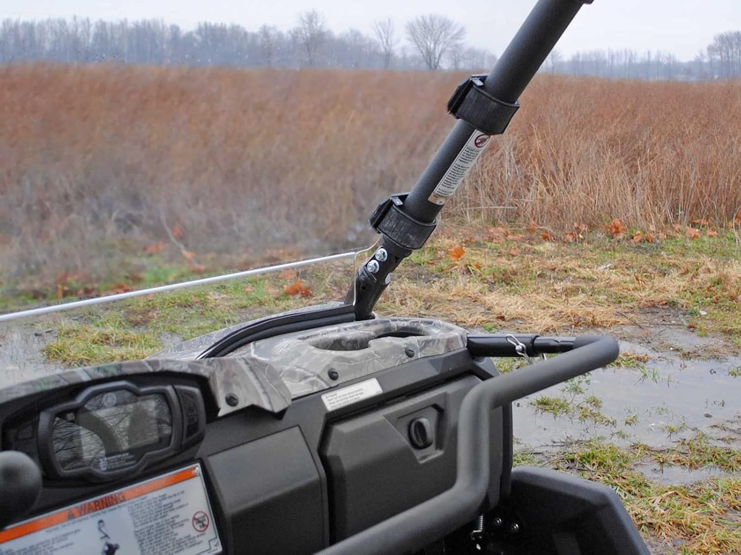 Heavy-Duty Full Windshield, 1/4" Thick Clear Polycarbonate U10922