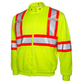 Hi-Vis Safety Full-Zip Hoodie, Yellow, L T20172