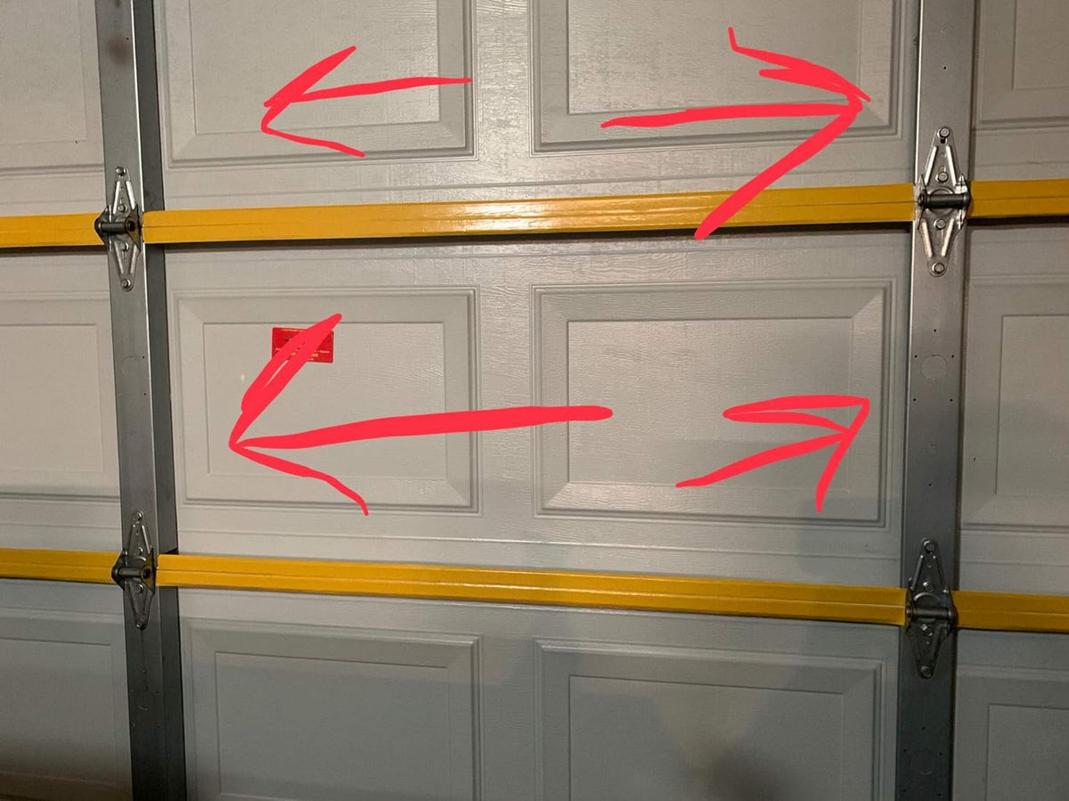 White Reflective Foam Core 2 Car Garage Door Insulation Kit 18FT x 8FT R Value 8.0 R1197