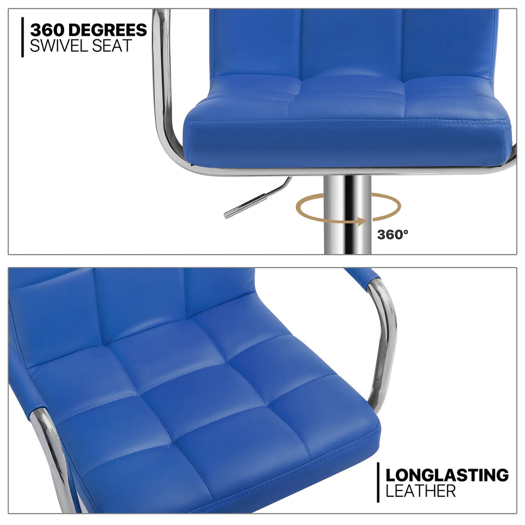 Set of 3 Bar Dining and Chair Set with PU Leather Chair H31146