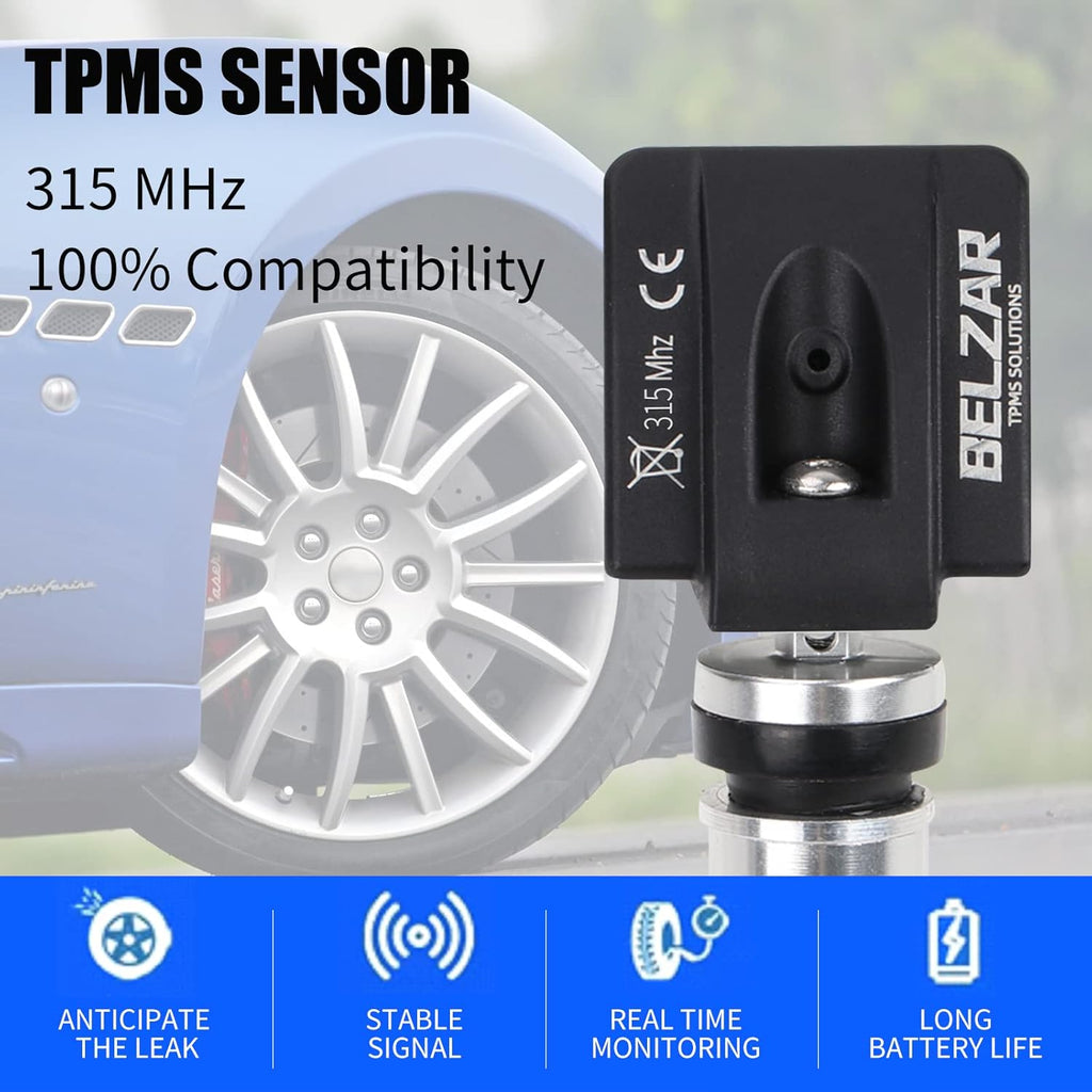 TPMS Preprogrammed 315MHz Tire Pressure Sensors 4 Pack L6750