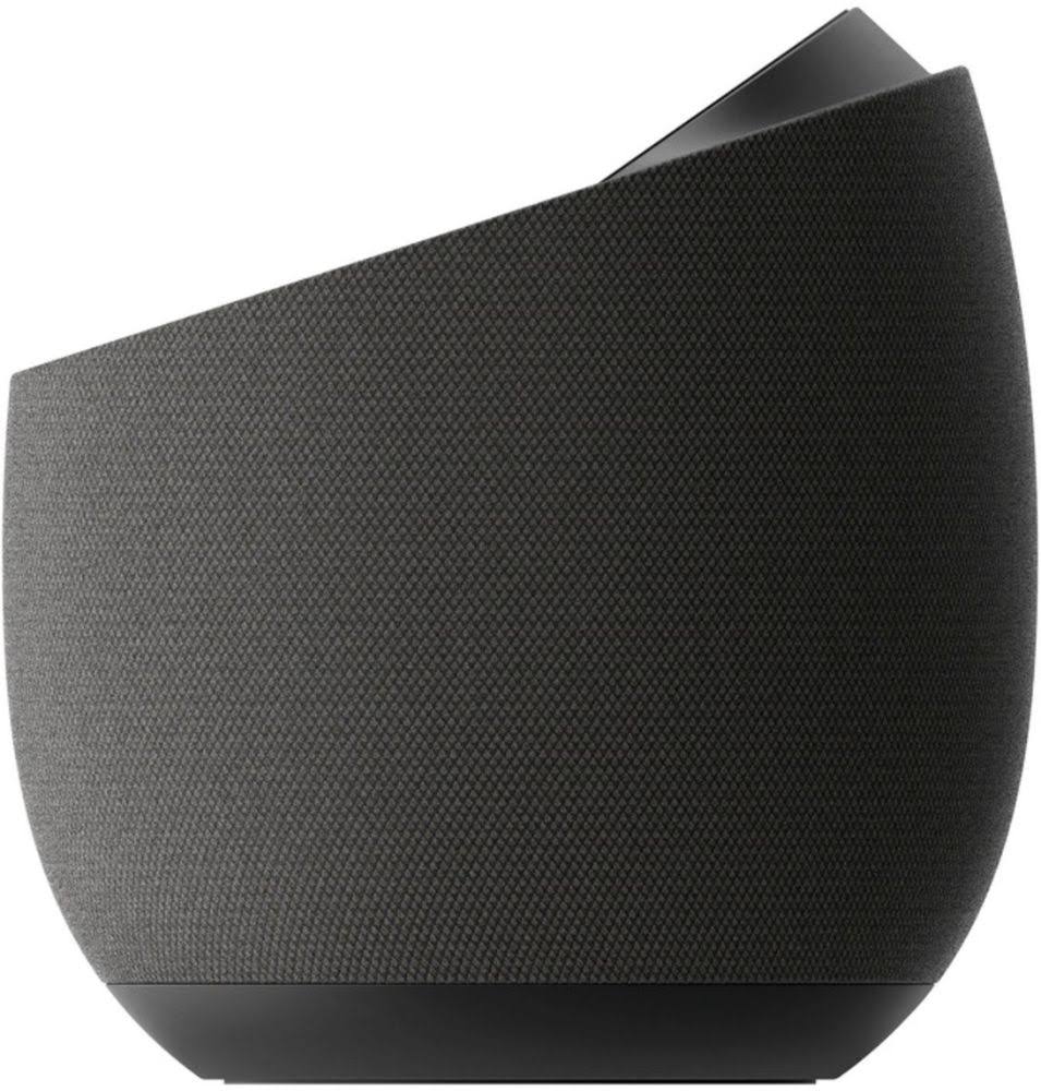 Black Smart Speaker with Wireless Charger X412