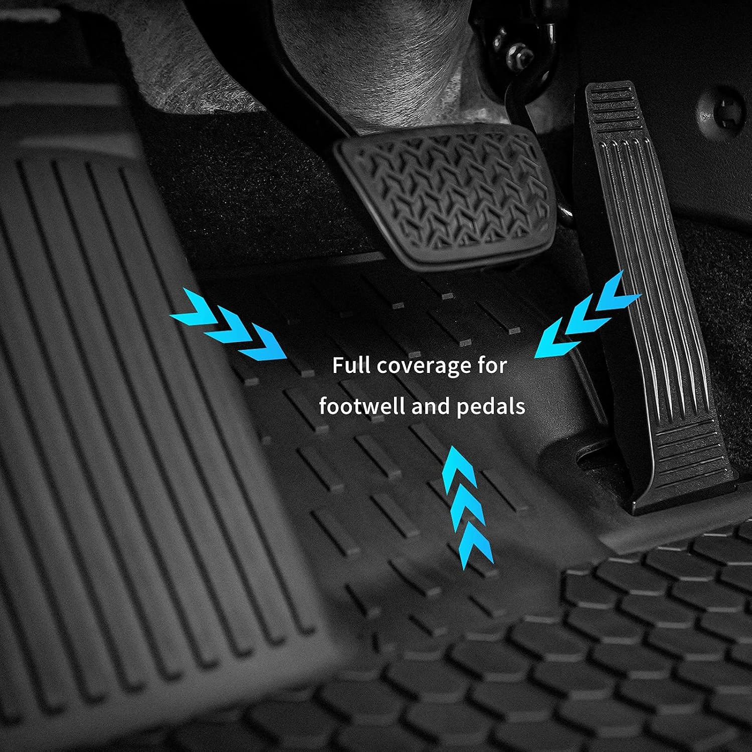 Black Pack of 2 TPE Cargo Liner for Toyota Sienna L179139