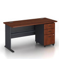 60x22 Credenza Desk with File Cabinet E359