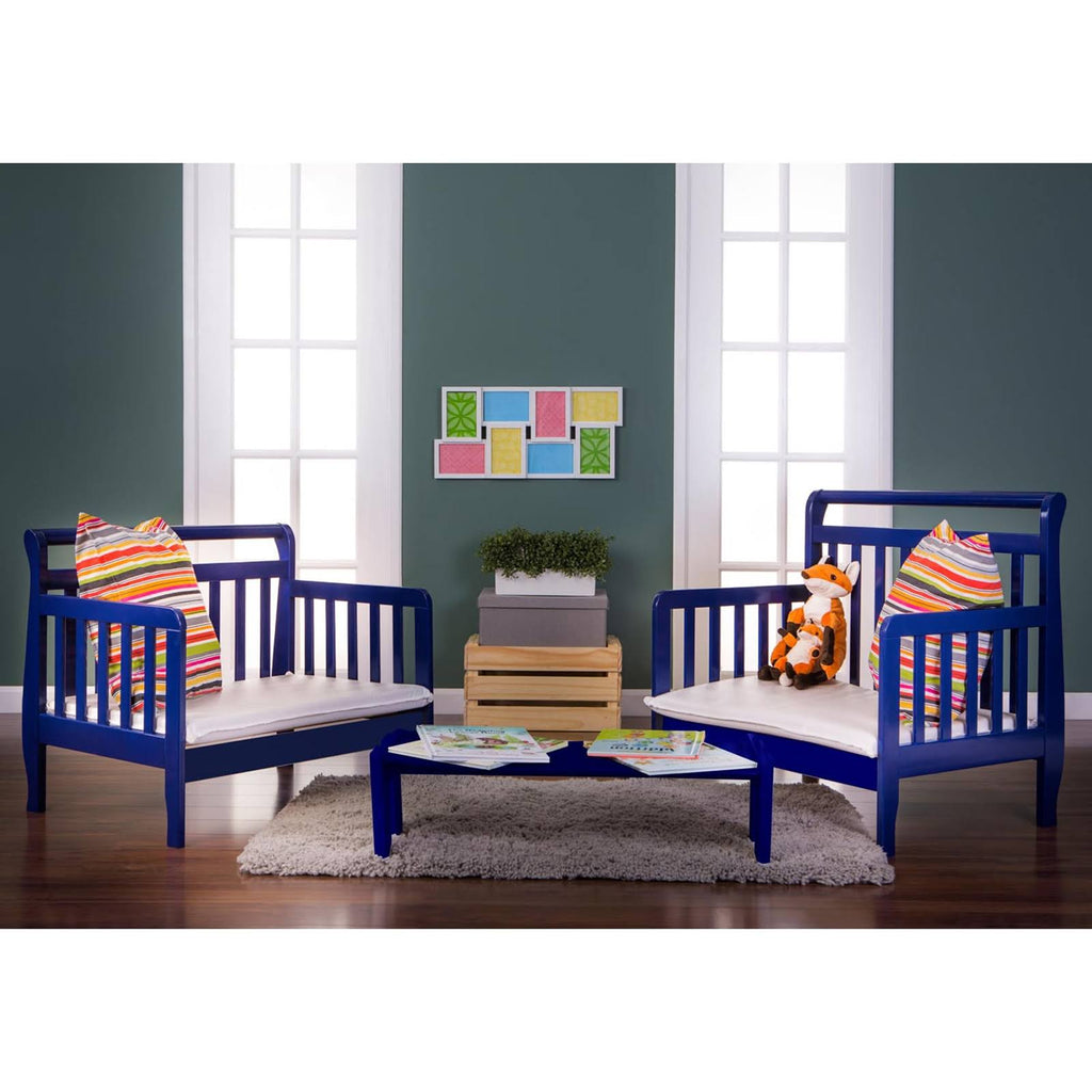 Royal Blue 3-in-1 Convertible Toddler Bed V1150