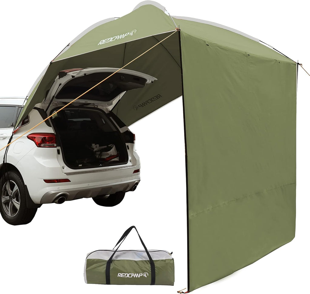 Beige/Army Green Waterproof Car Awning Sun Shelter V589843
