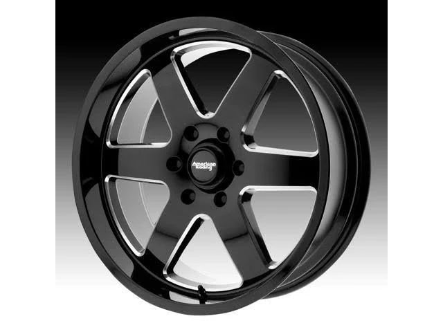 Gloss Black Milled 17x8.5 Wheel S653