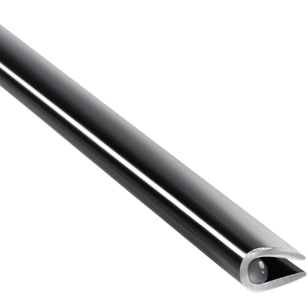 Black Flexible PVC Edge Protector Trim, 100’ Length G7835