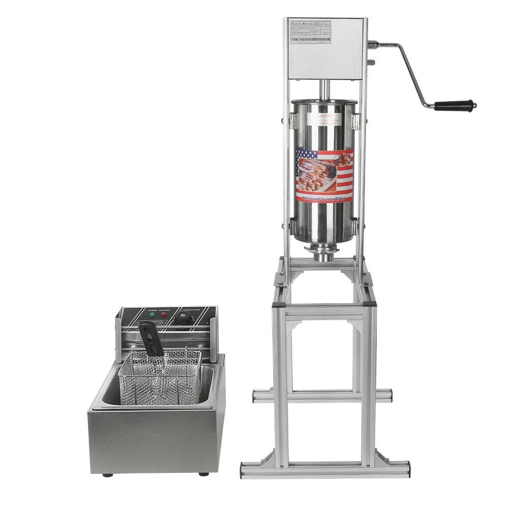 5L Vertical Manual Churrera with Deep 6L Fryer S726674