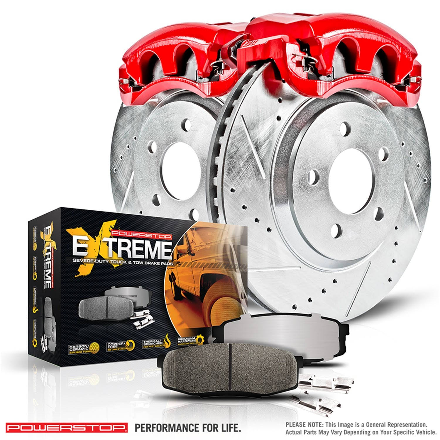 Front Z36 Truck and Tow Brake Kit with Calipers J563859
