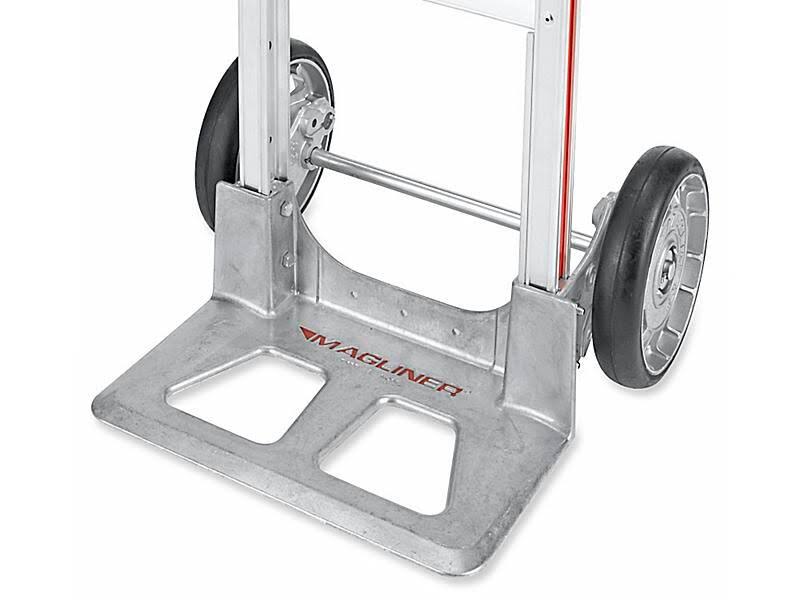 Aluminum Modular Hand Truck with Horizontal Loop Handle and Mold-On Rubber Wheels L5269
