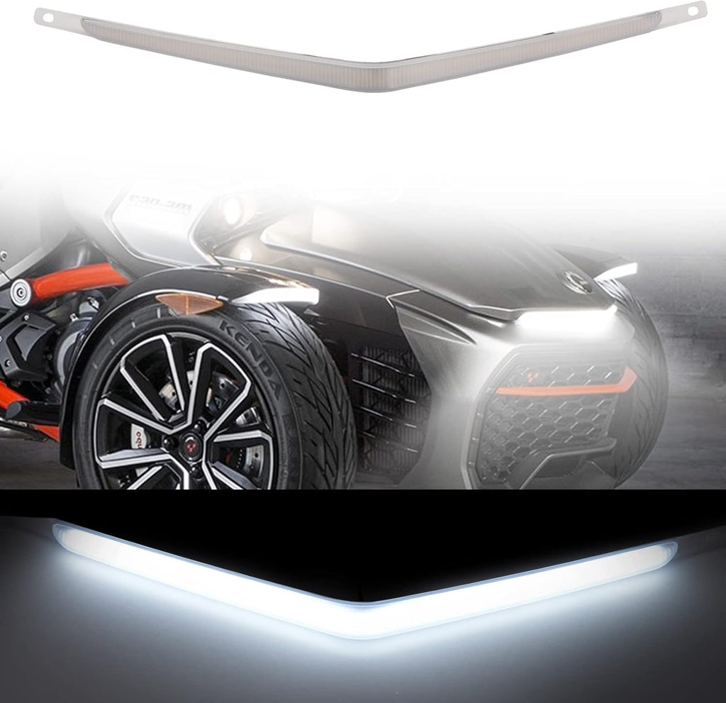 White LED Running Light Kit for Can-Am Spyder F3 F6100