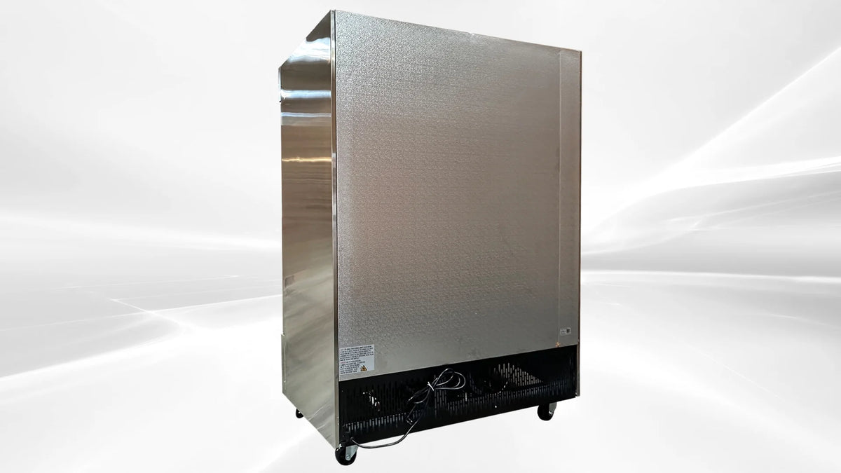 47 Cu.ft Stainless Steel Commercial Dual Glass Door NSF Freezer J2577