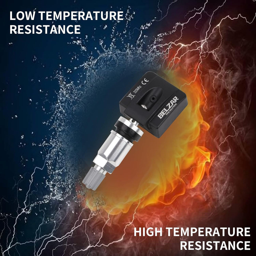 TPMS Preprogrammed 315MHz Tire Pressure Sensors 4 Pack L6750
