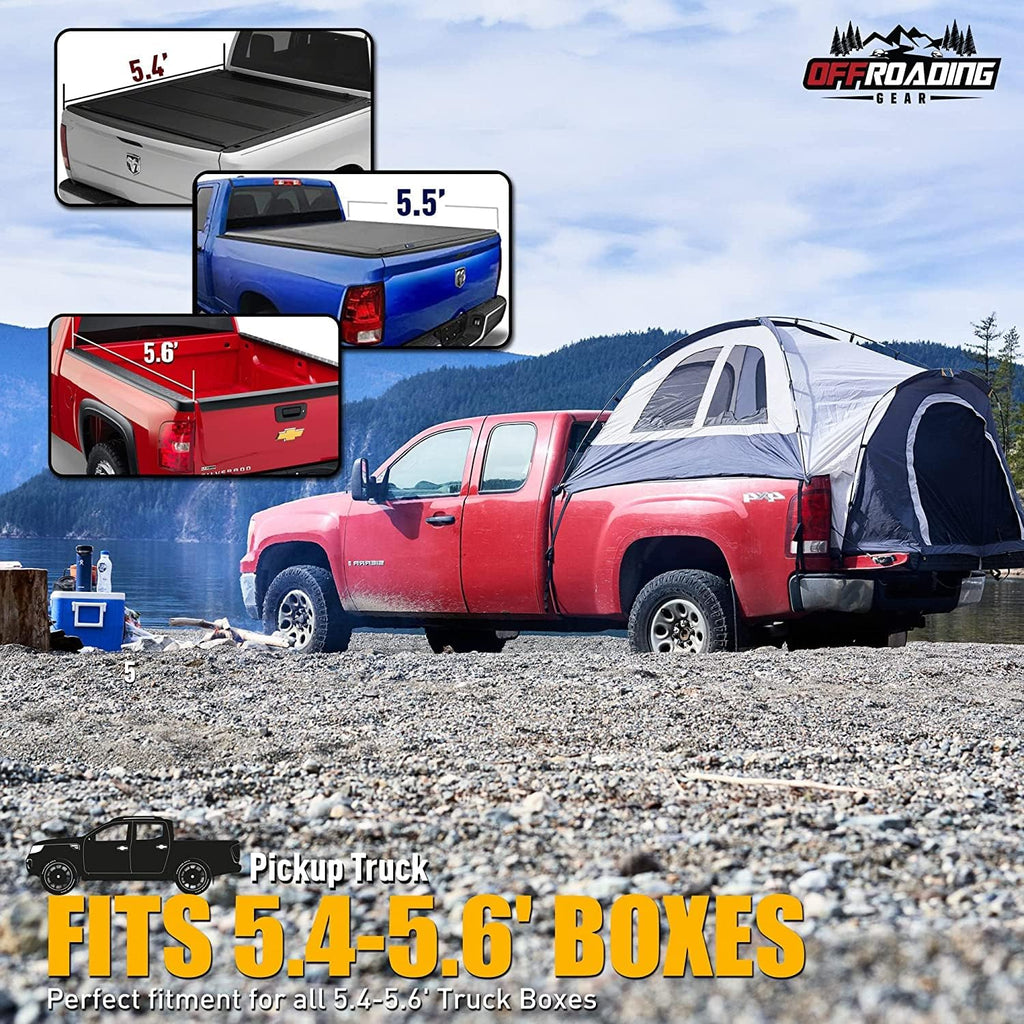 Pickup Truck Bed Tent with Front Awning Z91649