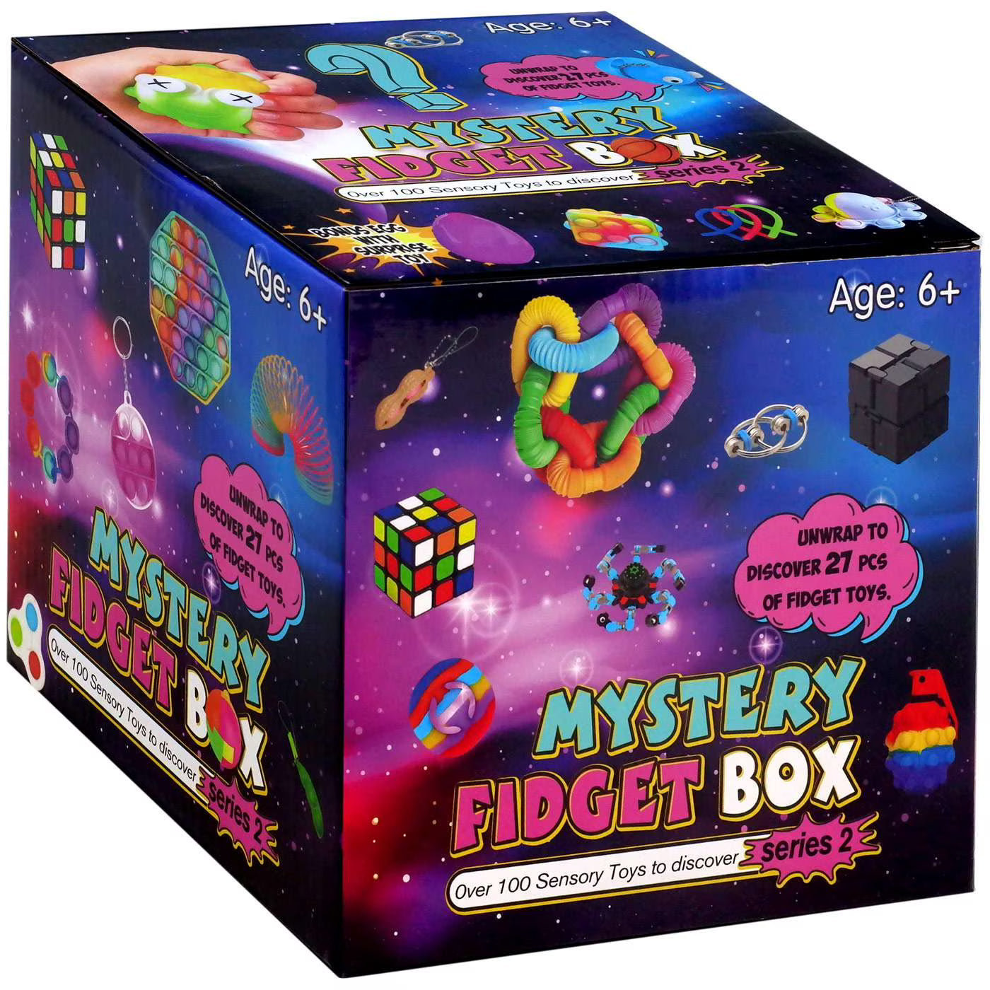 Mystery Fidget Box with 27 Surprises and Bonus Egg K915712