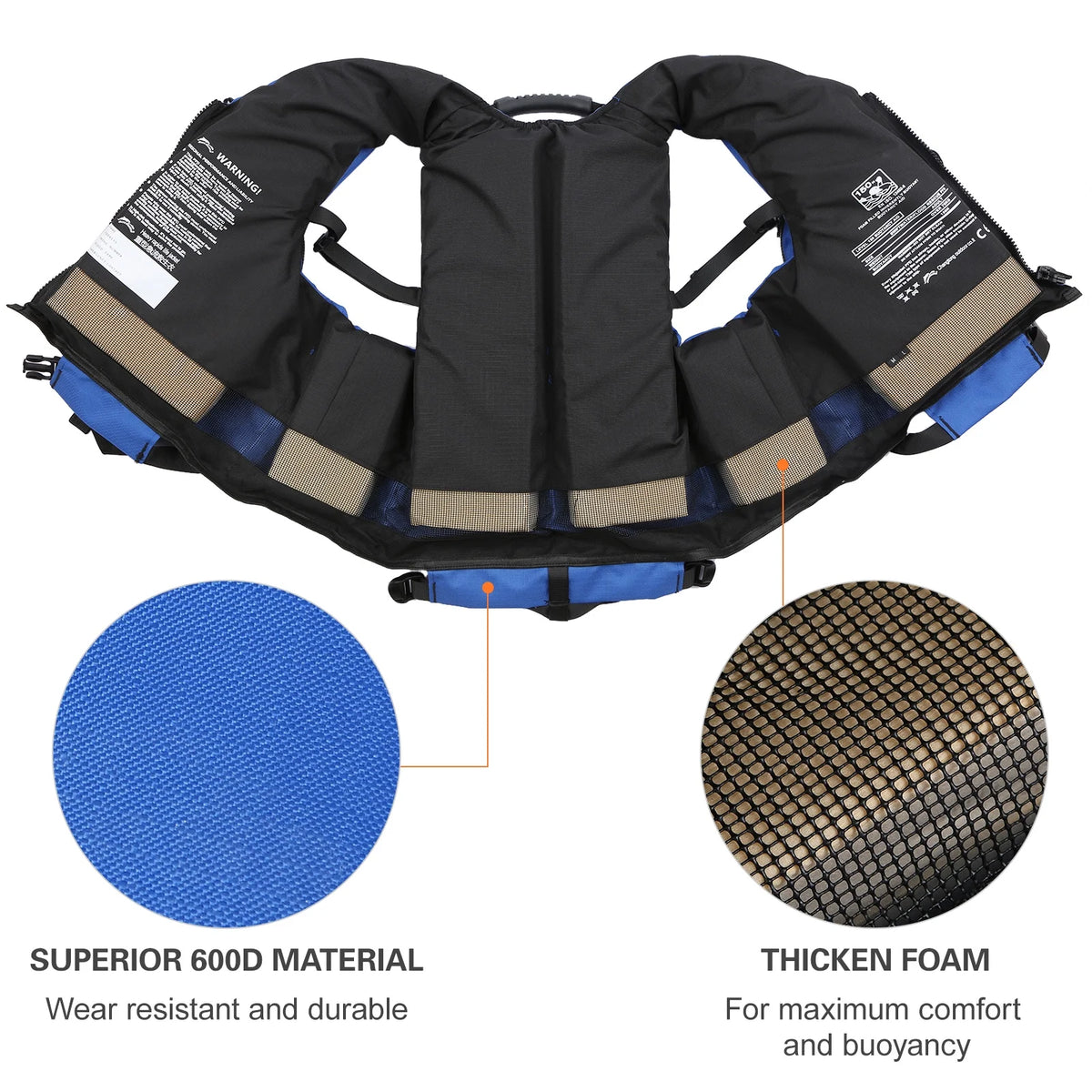 Adult Safety Float Suit Survival Jacket C914717