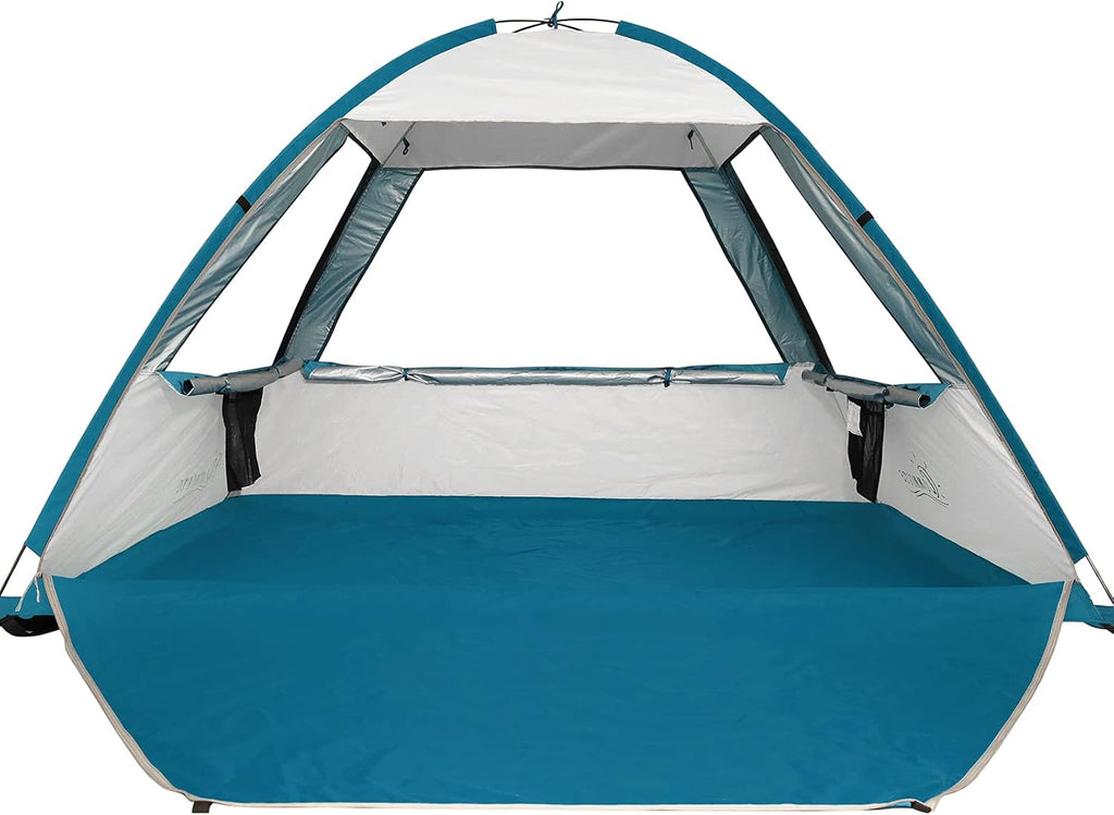XL Pop Up Beach Tent 4-5 Person Anti-UV Sun Shelter Cabana Pack of 2 I514999