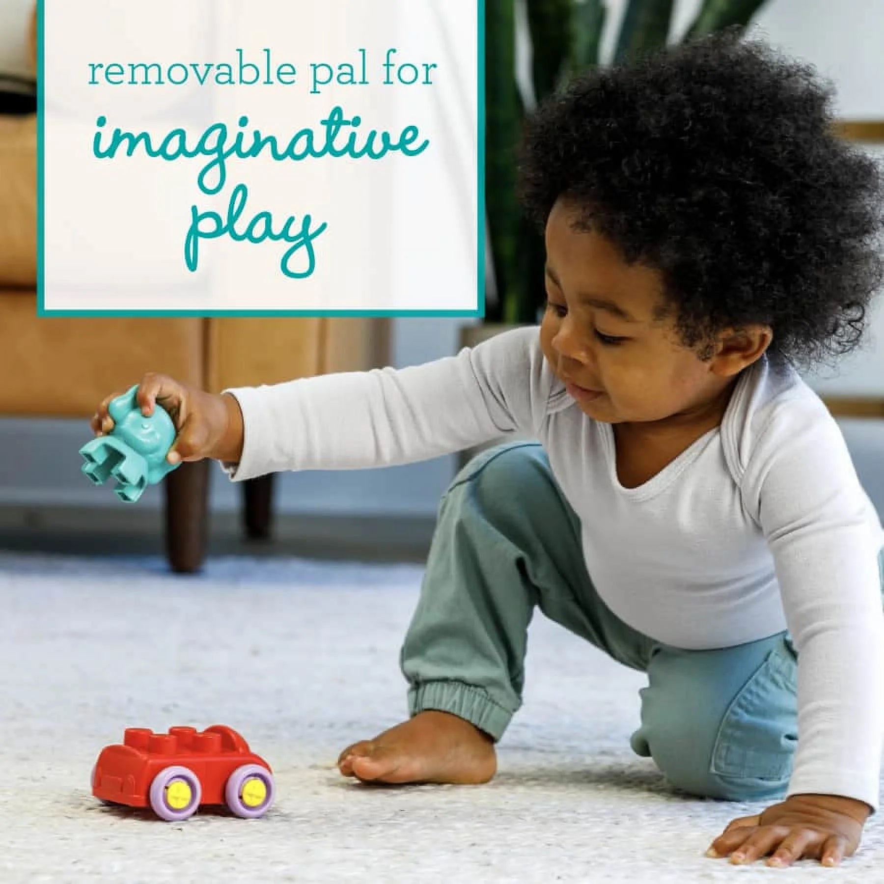 Stack & Go Explorer Car and Elephant, 0-48 Months, Multicolor, 2-Piece N76162