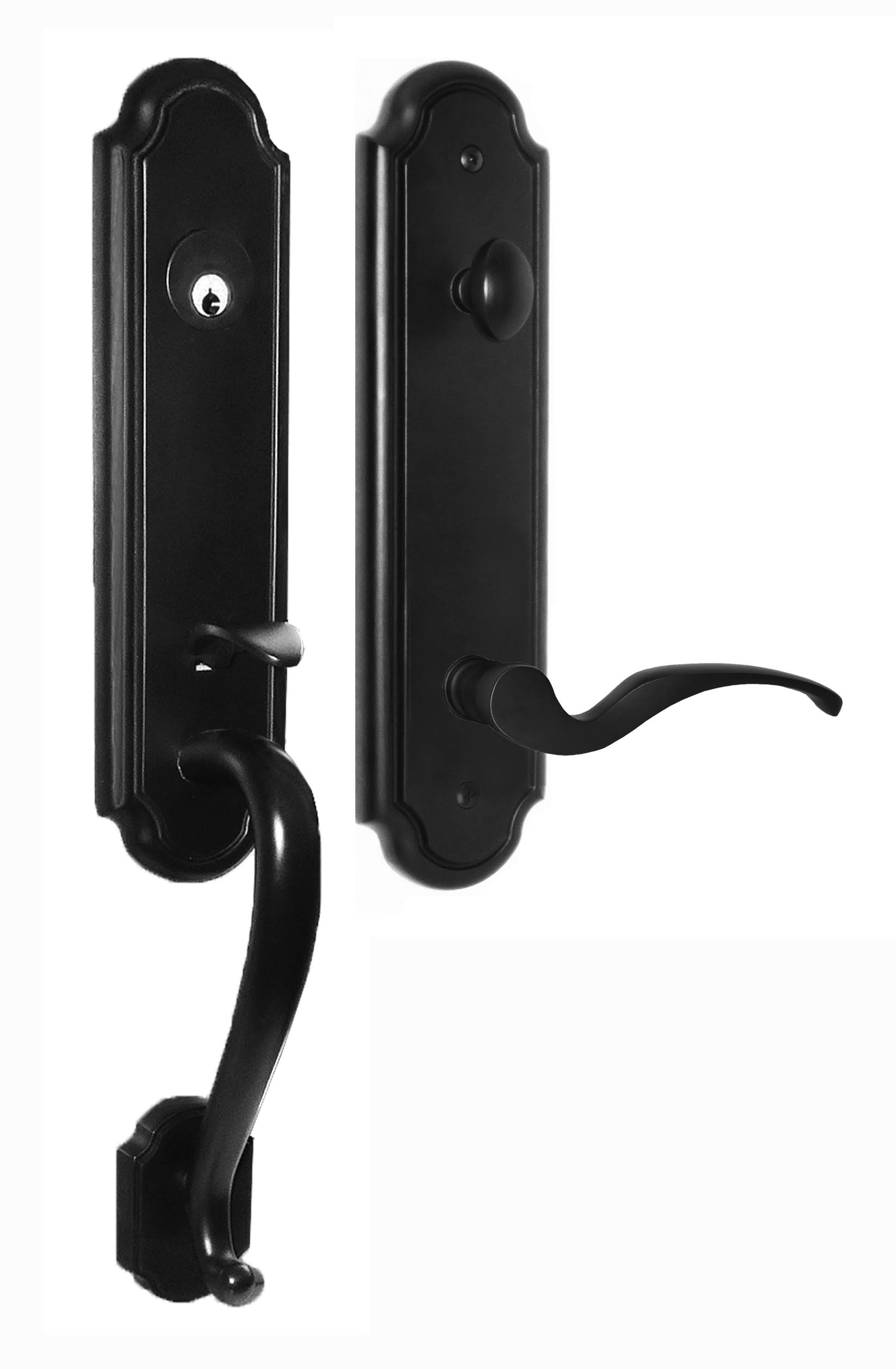 Single Cyl Handleset RH W/Lever-dummy M291016