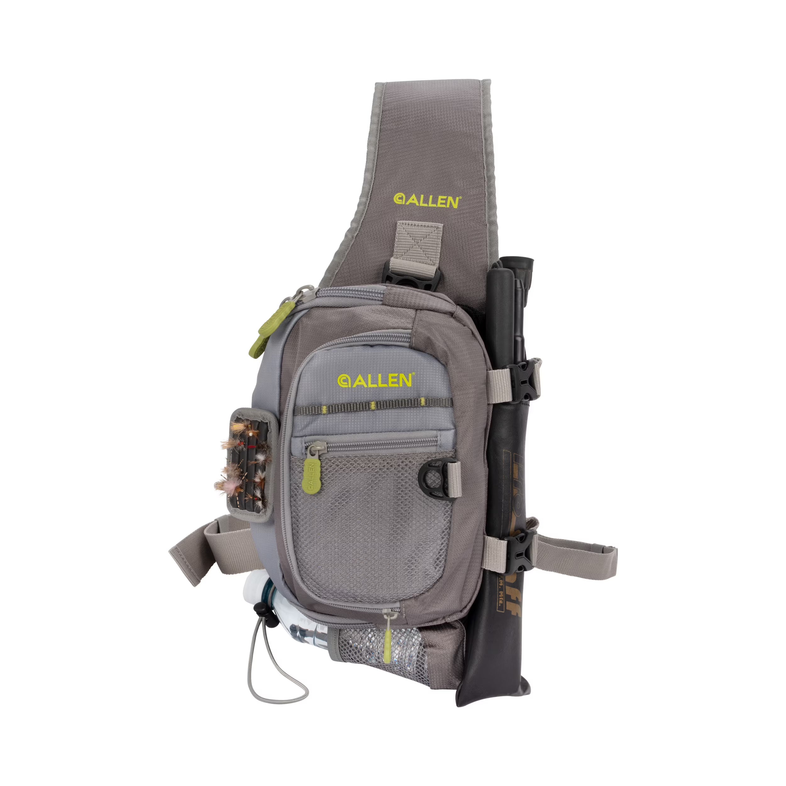 Gray/Lime Fly Fishing Sling Pack N416089