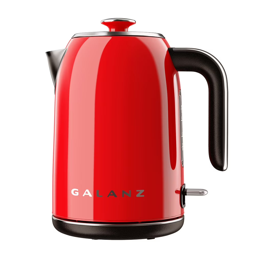 Red Retro Electric Kettle, 1.7 L F784767