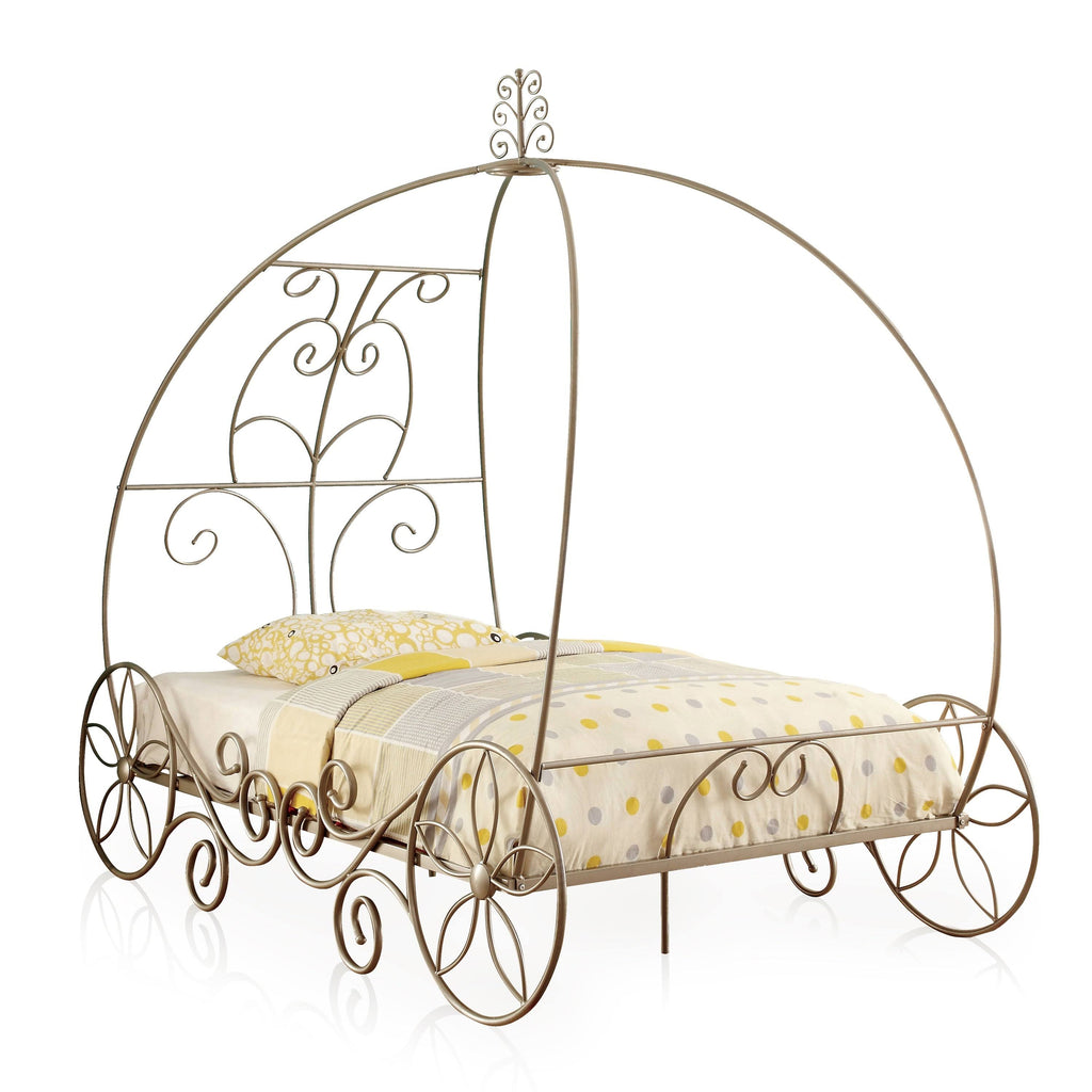 Champagne Metal Bed Twin Z47336