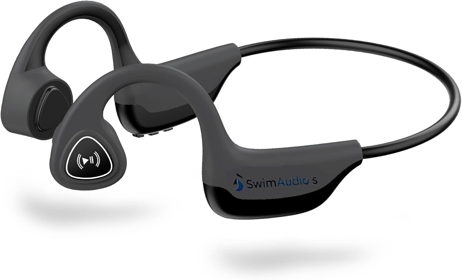 Bone Conduction Open Ear Sweatproof Sports Headphones with Bluetooth, Built-in Mic, Blue, Pack of 2 E12477