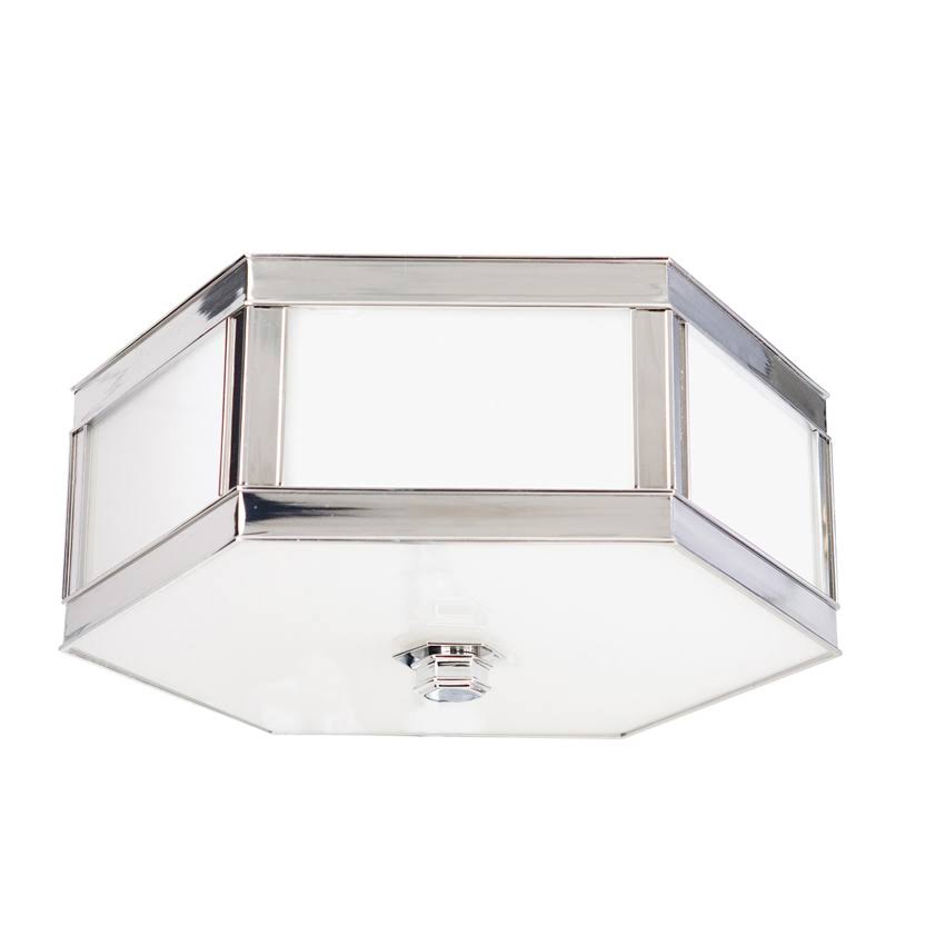 Aged Brass 2 Light Flush Mount X8947