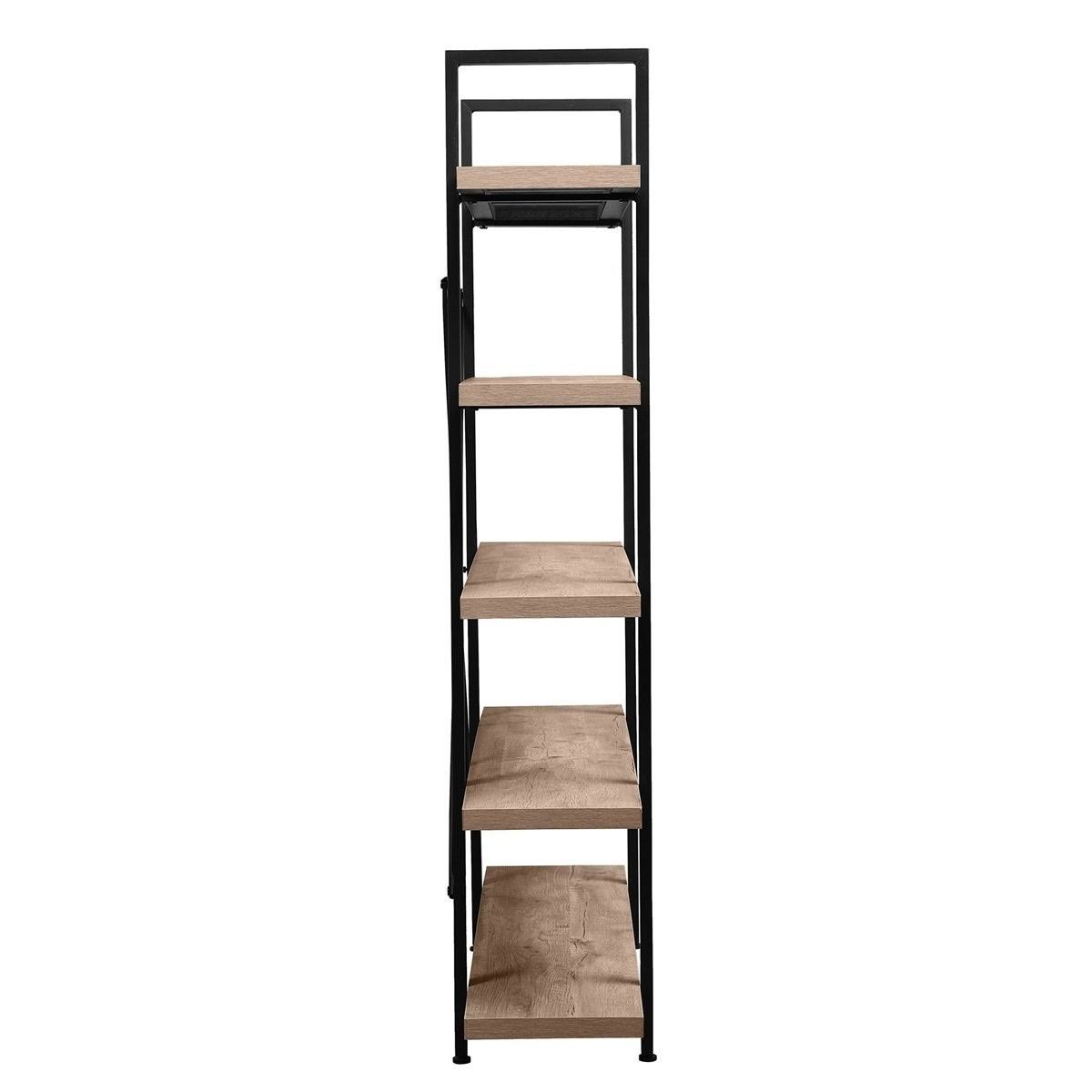 5-Tier Rustic Storage Bookshelf A7262