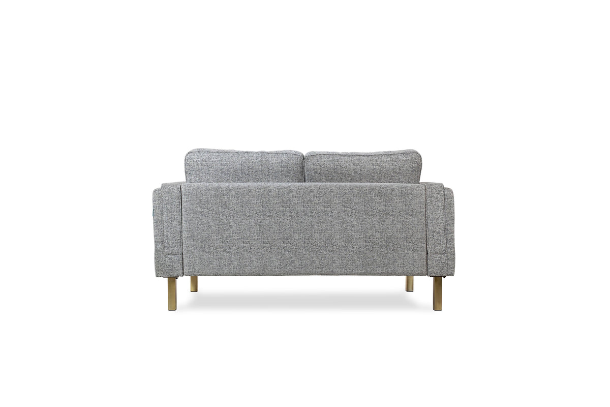 Gray Fabric Loveseat D796870