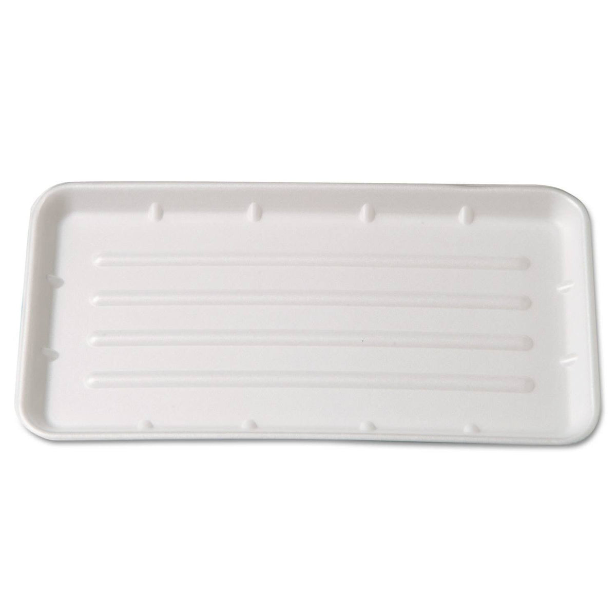 White Foam Trays 8 x 14 3/4 x 1 125/Bag 2 Bags/Carton R351967