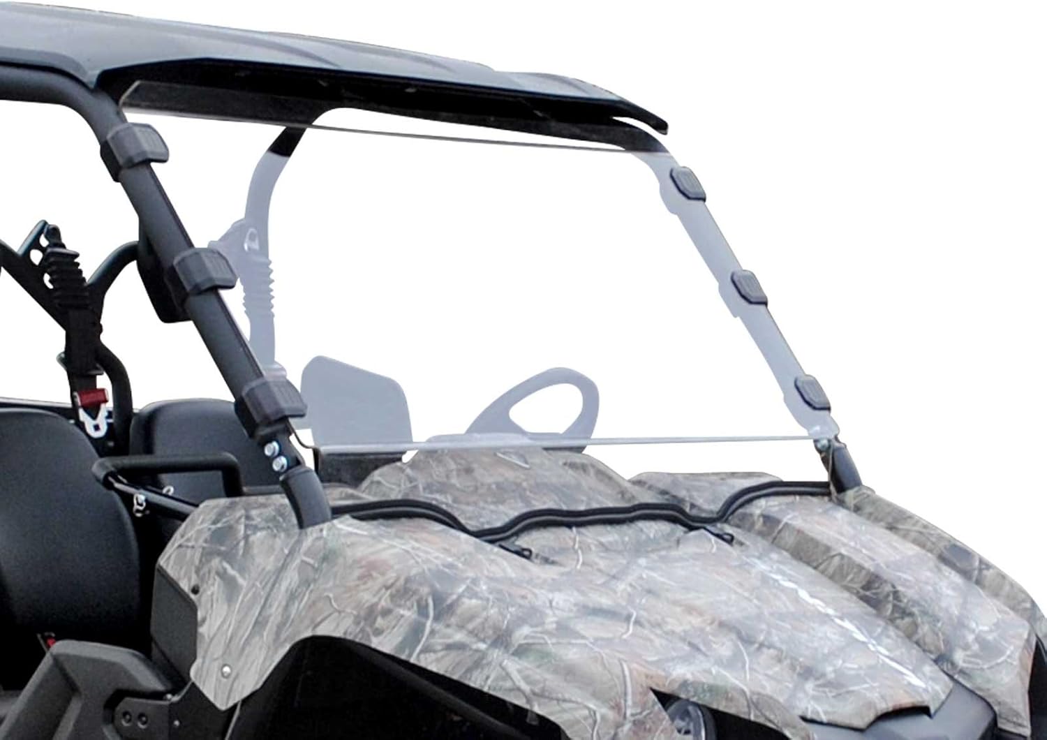 Heavy-Duty Full Windshield, 1/4" Thick Clear Polycarbonate U10922