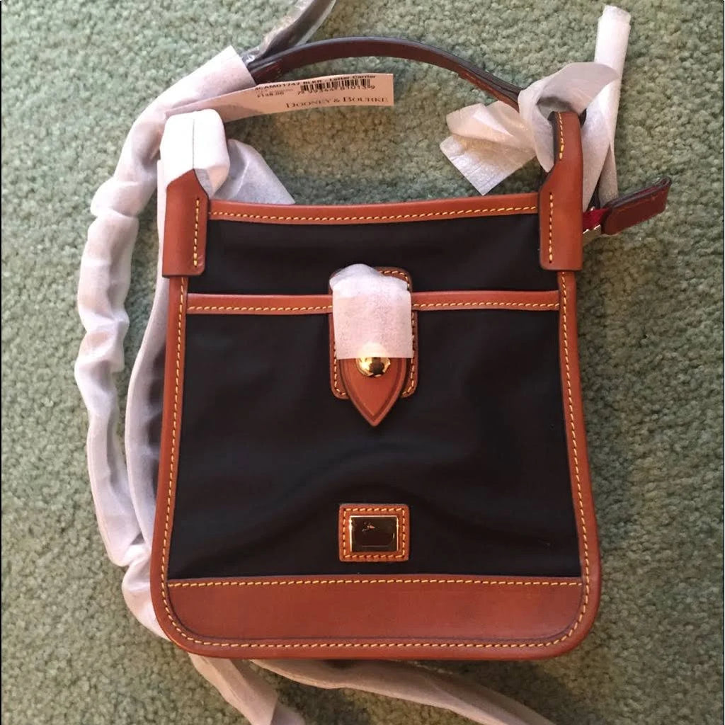 Black Nylon Crossbody Bag W4483