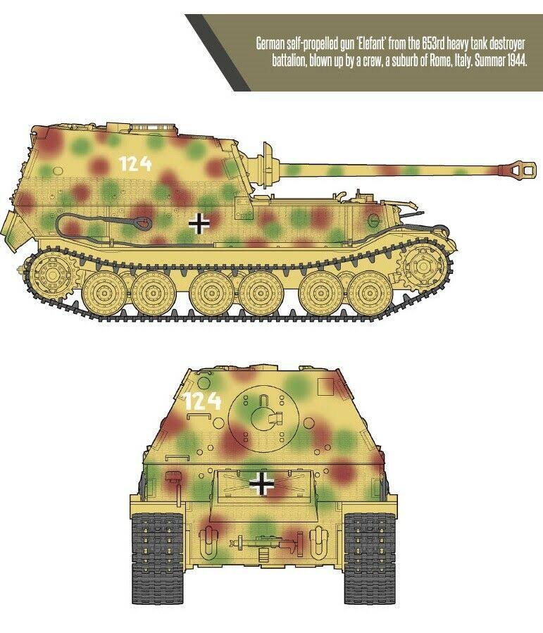 German Elefant Sd.Kfz.184 Tank Plastic Model Kit V75283